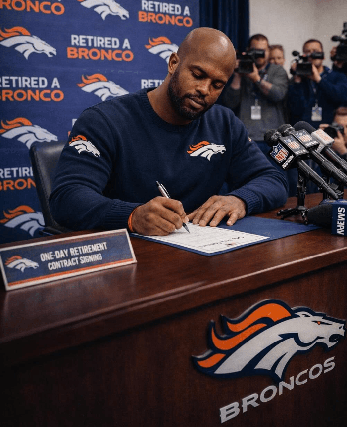 Von Miller Reunites With Denver for One Final Chapter, Signs One-Day Contract to Retire a Broncos at 36, Sends Heartfelt Message to Broncos Fans.