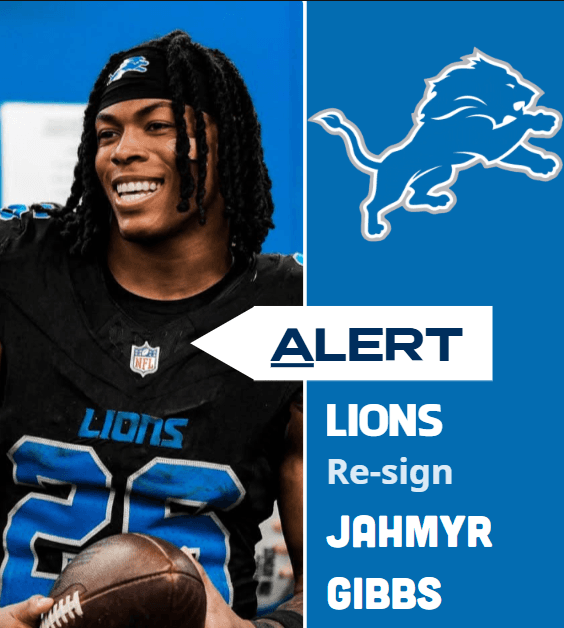 🚨 ADAM SCHEFTER DROPS BOMBSHELL: LIONS NEAR HISTORIC $90 MILLION EXTENSION FOR JAHMYR GIBBS 