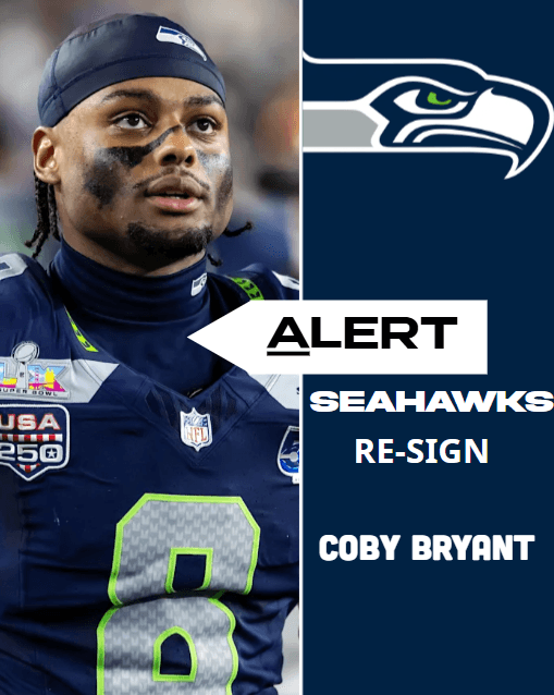 Seahawks Successfully Re-Sign Super Bowl champion LX Coby Bryant After Offering Him an Irresistible Contract Deal — And Bryant Quietly Accepts