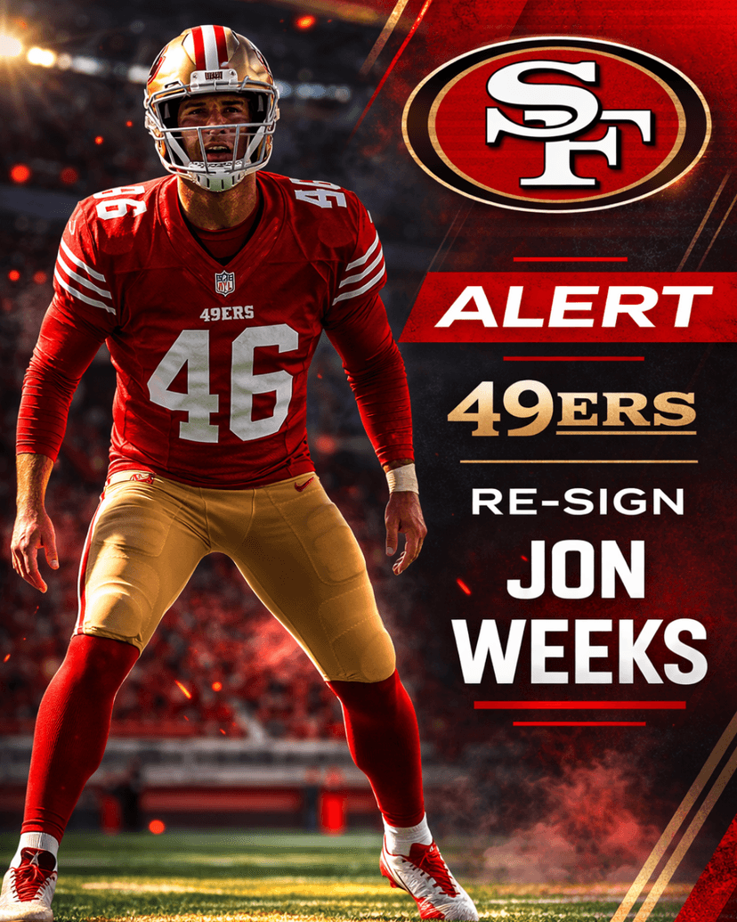 49ers Add Quality by Re-Signing Veteran Long Snapper Jon Weeks – 40-Year-Old Player Has Never Missed an NFL Game