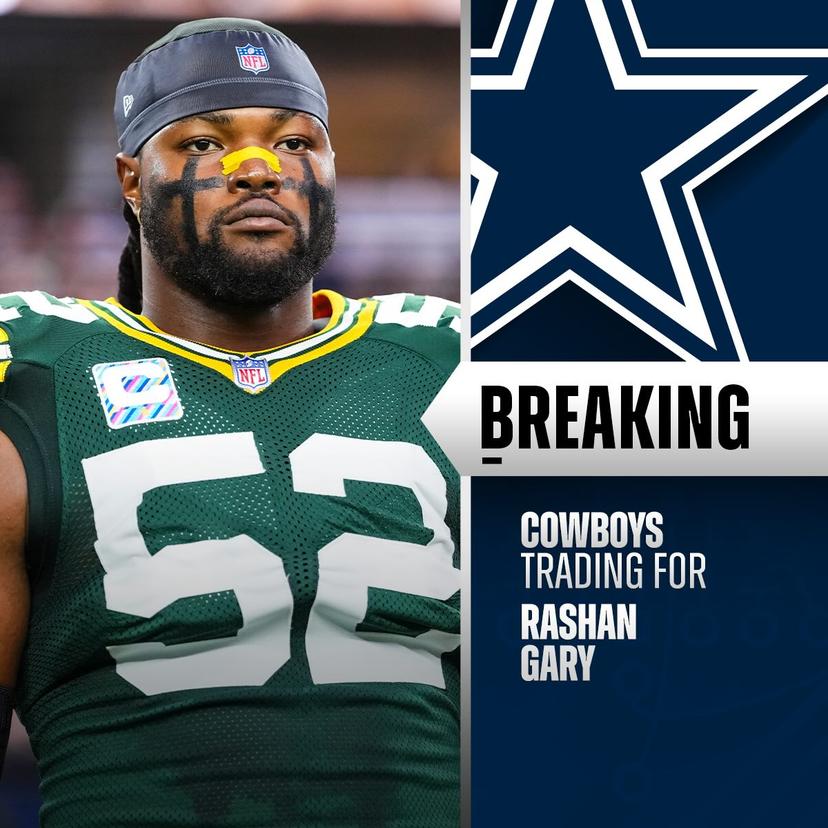 Cowboys Shockingly Trade for Rashan Gary From Packers – Dallas Plans Immediate Contract Adjustment for Star Pass Rusher
