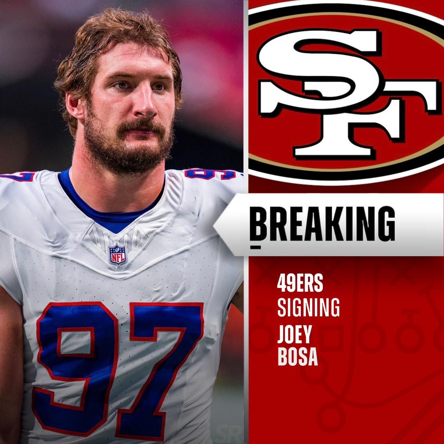 Bosa Brothers Unite in San Francisco as 49ers Sign Defensive End Joey Bosa to a Record $23 Million Deal – The Strongest Defense in the NFL Will Be the Weapon to Help 49ers Win the Super Bowl